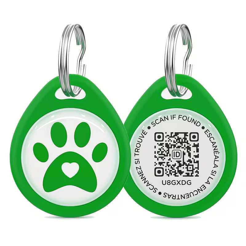 Smart QR Code Pet ID Tag – Stylish, Secure & Easy to Use 🐾